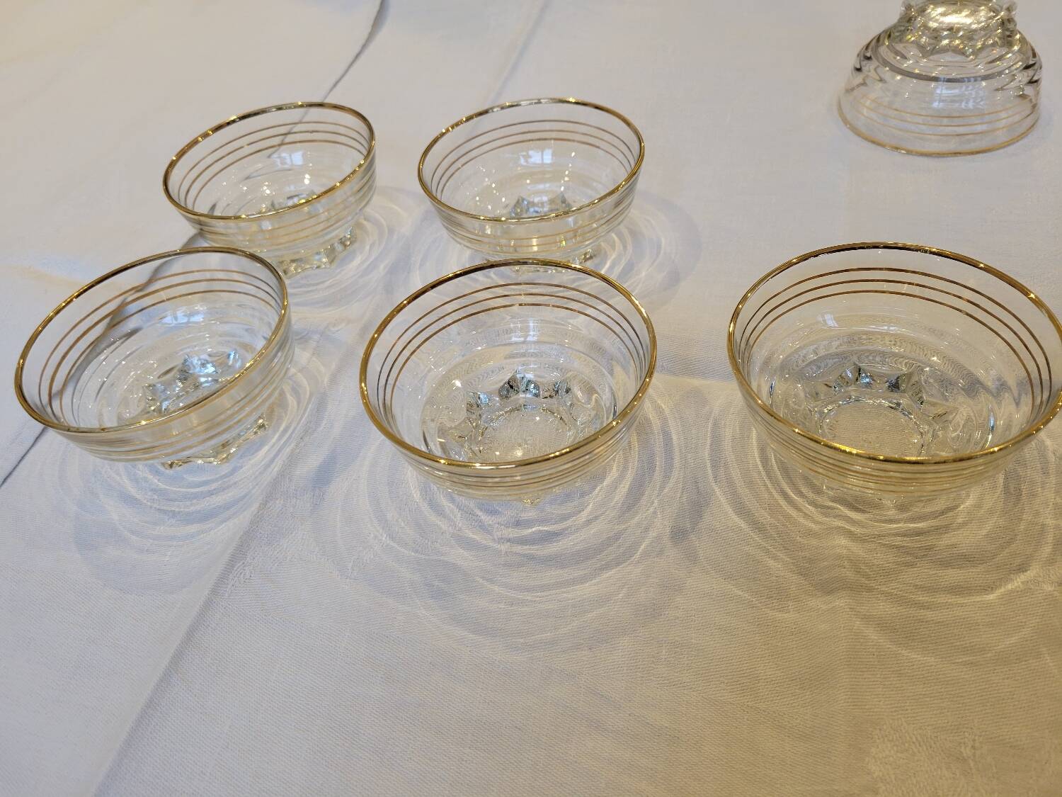 6 coupes à champagne 1930