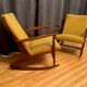 Set of Danish rocking chairs by Georg Jensen for Kubus Furniture, 1950s