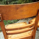 4 chaises paillées