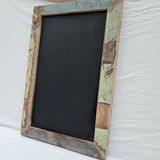 Slate - polychrome wooden blackboard