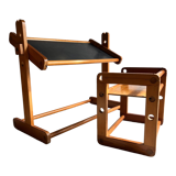 Evolutionary children's desk and its 70s chair