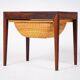 Sewing Table in Rosewood by Severin Hansen for Haslev Furniture Carpentry, 1950s