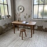 Solid oak farmhouse table 150 cm