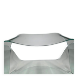 "Ghost" chair in glass by Cini Boeri for FIAM Italy, 1980s.