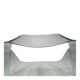 "Ghost" chair in glass by Cini Boeri for FIAM Italy, 1980s.