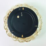 Mid-century amber bubble ceiling lamp by Helena Tynell for Glashütte Limburg, 1960s
