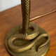 Lampe cobra en bronze 