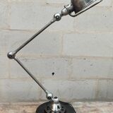 Old jielde lamp graphite patina two adjustable arms