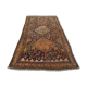 Antique tribal qashqai rug 275x157 cm, medium, oriental carpet truly shabby chic