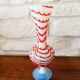 Vase de Murano motifs oranges