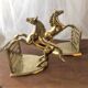 Goldeneye brass décor horses