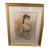 Gravure ancienne encadrée