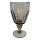Footed glass La Rochère, 70's bubble glass