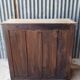 Parisian buffet raw wood