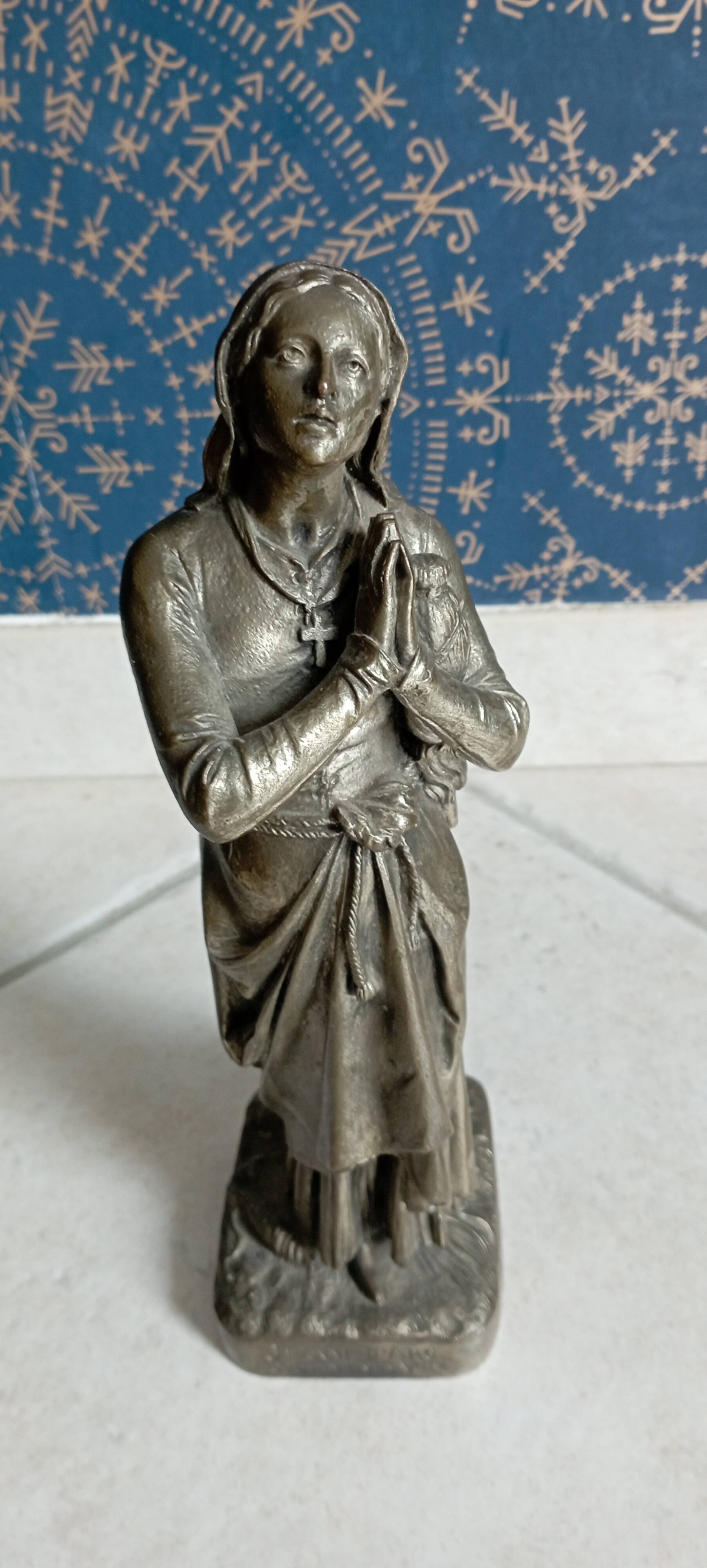 Joan of Arc listening to her voices