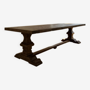 Monastery table in solid oak 300 x 100 cm