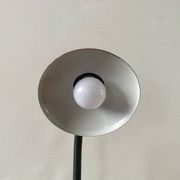 Vintage red and black metal desk lamp