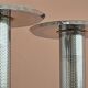 Lampadaire en métal et table d’appoint par Ikea, années 1980.