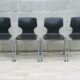 Lot de 4 chaises vintage et design Flottoto