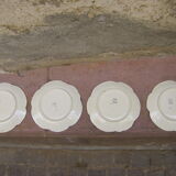 Plates made from Choisy le Roi slip