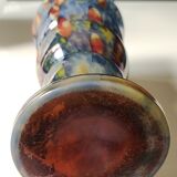 Boho chic iridescent/Iridescent vase. Millefiori. Wilhelm Kralik