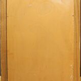 Painting Paris Flea Market, June 1962 - oil on panel