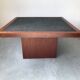 Table basse carrée en granit, circa 1980