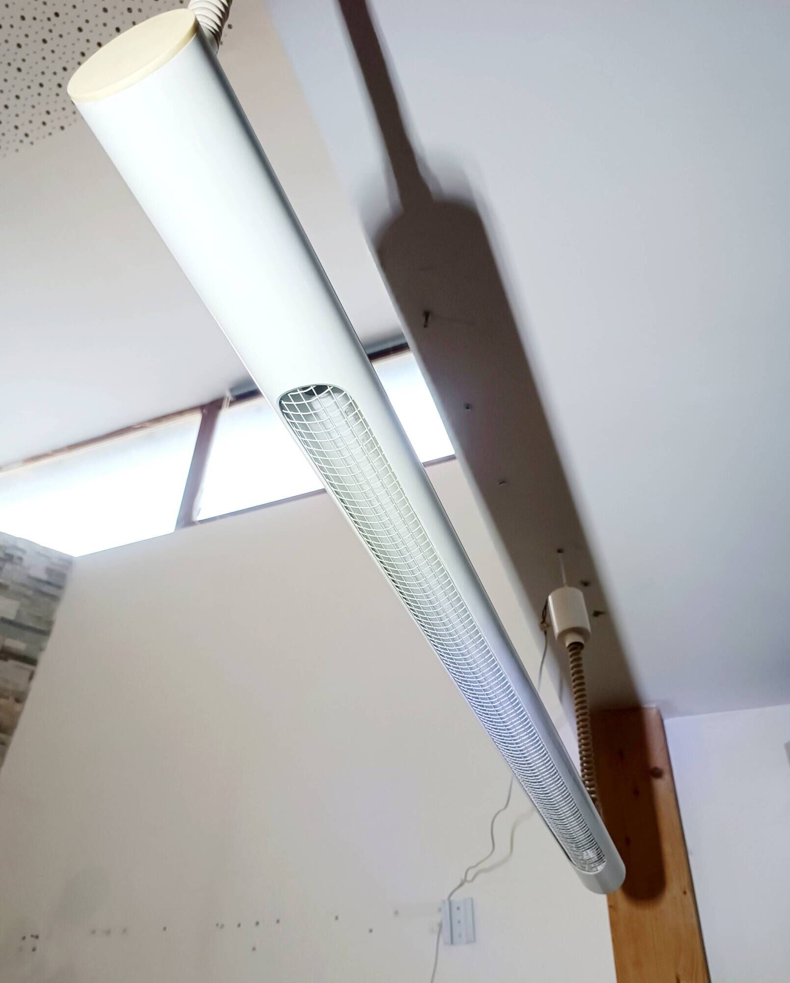 Massive Industrial Hanging Lamp 1980s