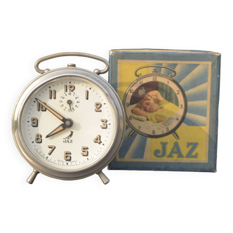 Vintage JAZ alarm clock - in original box - 1950s