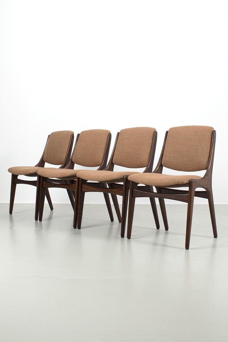 Chaises vintage par Mahjongg Holland, ensemble de 4