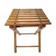 Folding wooden stool