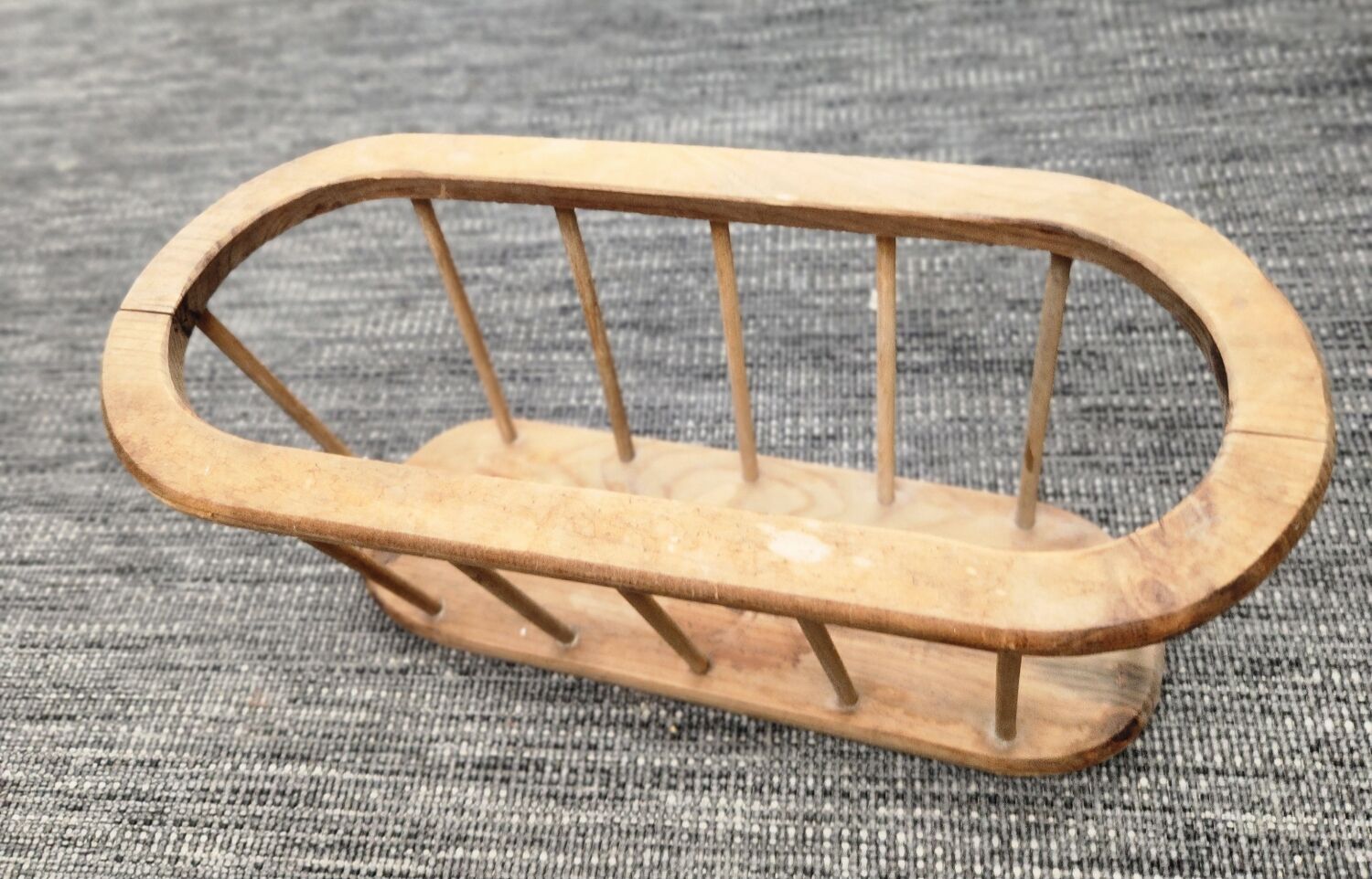 Wooden magazine rack, Scandinavian style