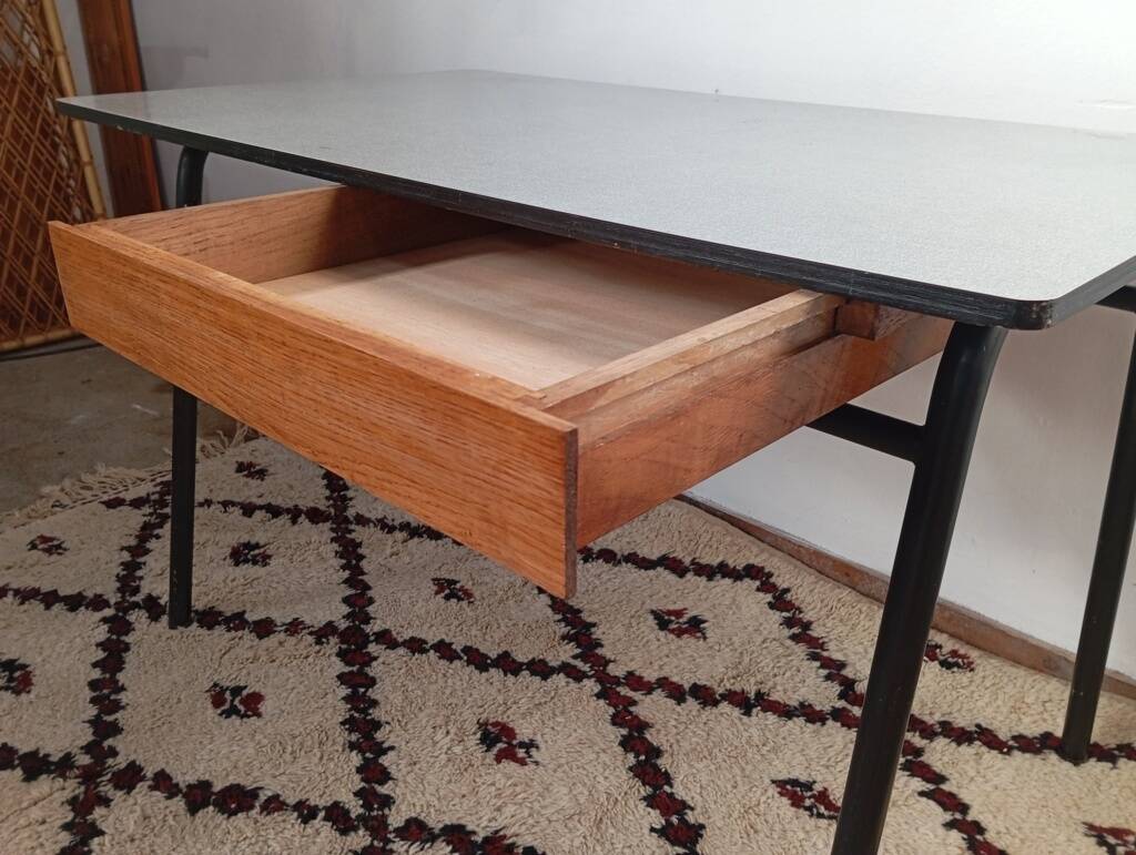 Modernist desk from the 1950s by J. Hitier