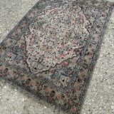 Persian wool and silk rug