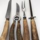 Service set cutlery, ironwood and stainless steel, Solingen