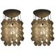 Pair of Beautiful Midcentury Design Napako Pendants, 1970s