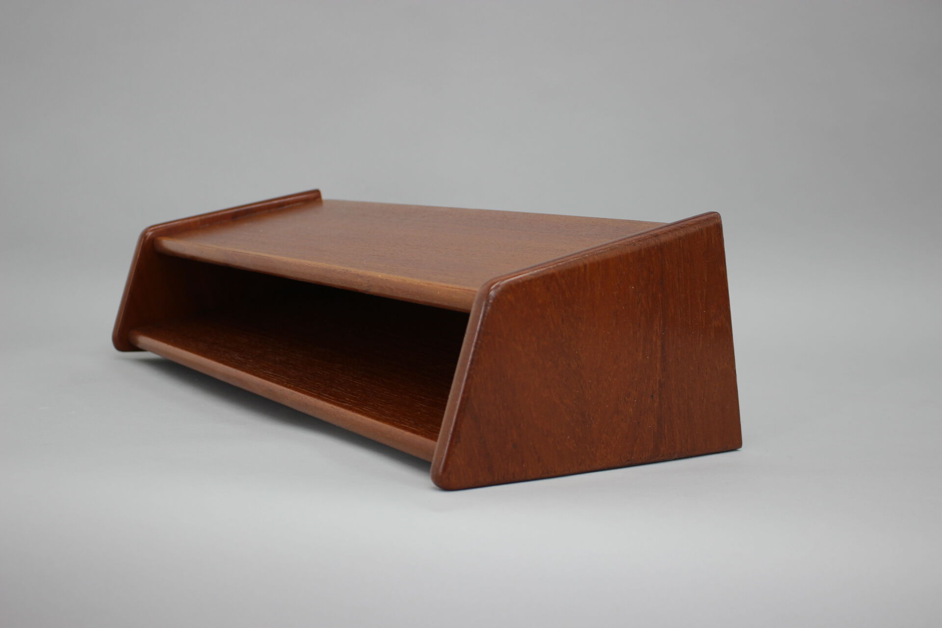 1960s teak floating wall shelf, denmark