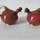 Two small pouring bottles Röd Rubin