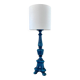 Turquoise ceramic lamp signed Pol Chambost - 1960.