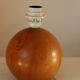 2 pieds de lampe bois imt italie (boule)