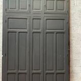 Cupboard front in patinated beech Doors 20th century