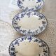 3 oval serving dishes - Dresden porcelain - Floral pattern