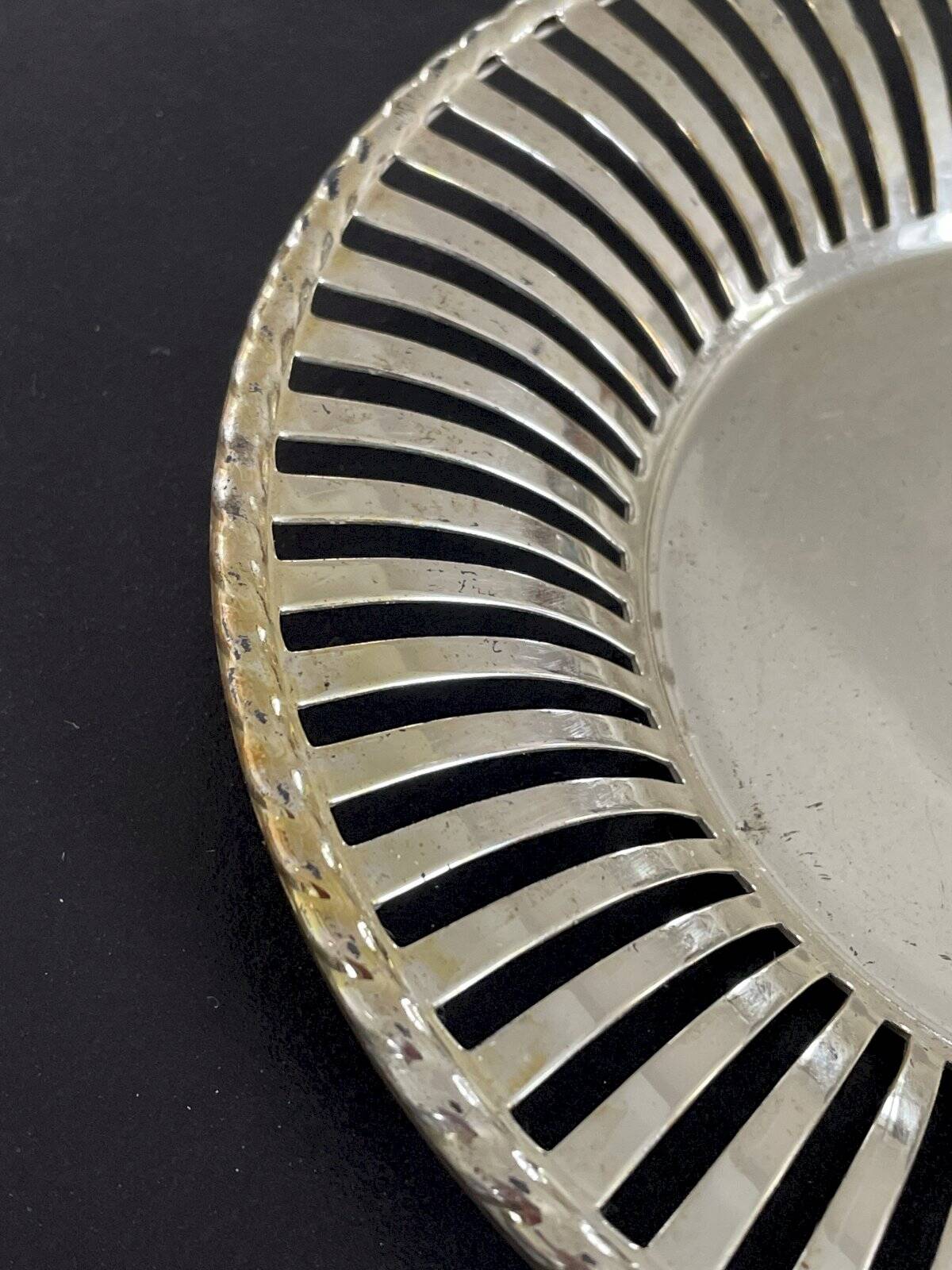 Beurrier ancien Duralex verre et métal