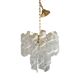 Murano Glass Virgola Chandelier by Simoeng