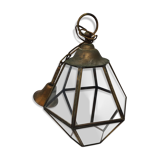 Lantern brass glass