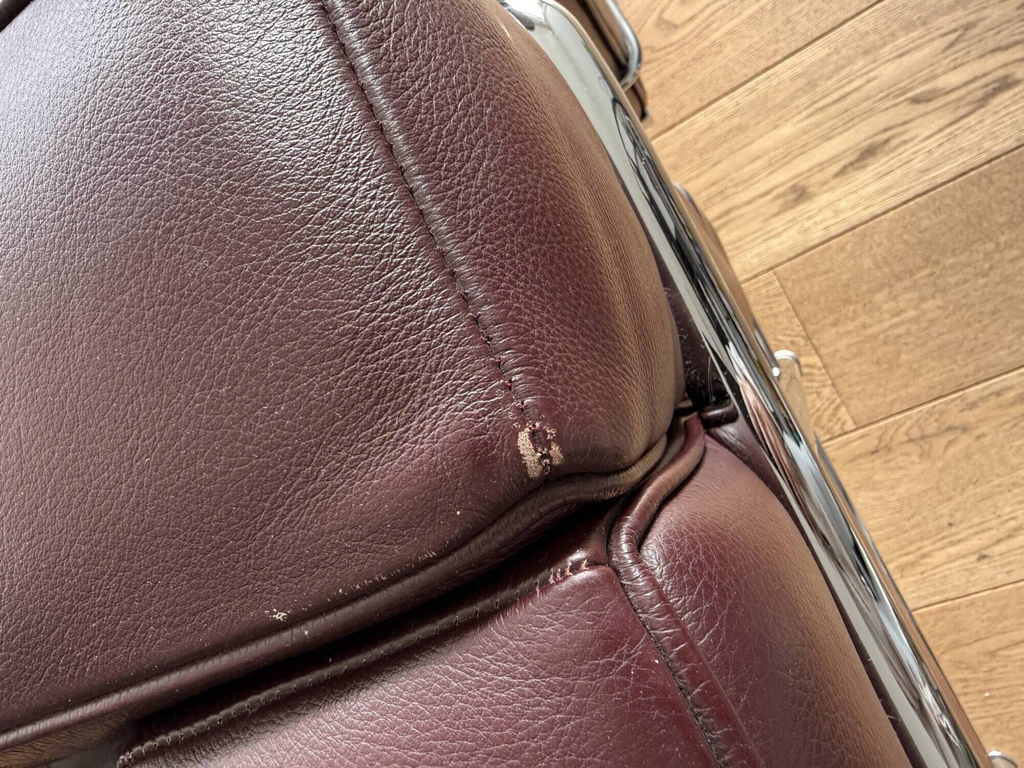 pair of authentic LC2 armchairs