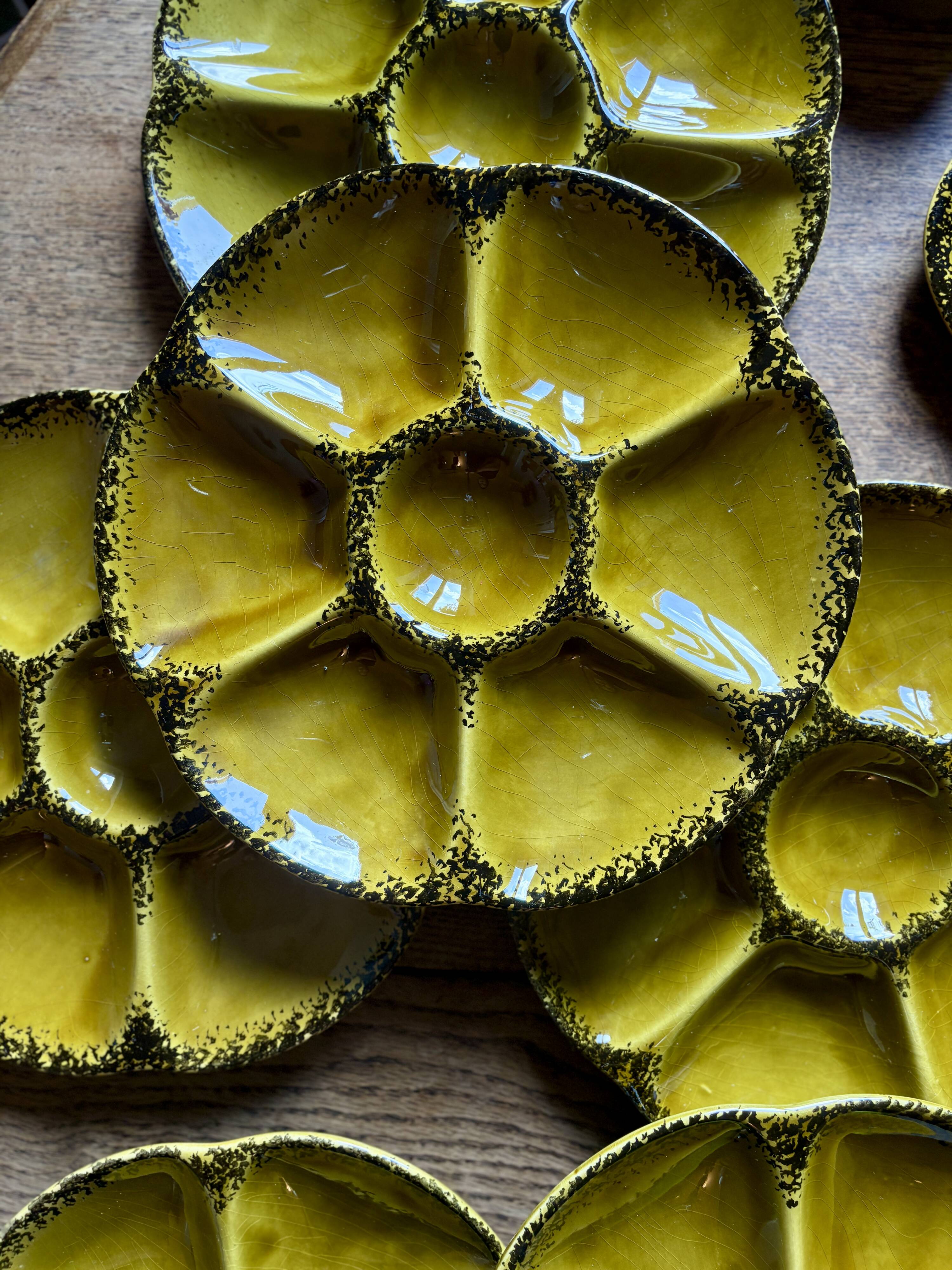 Vintage oyster or shellfish service from Gien