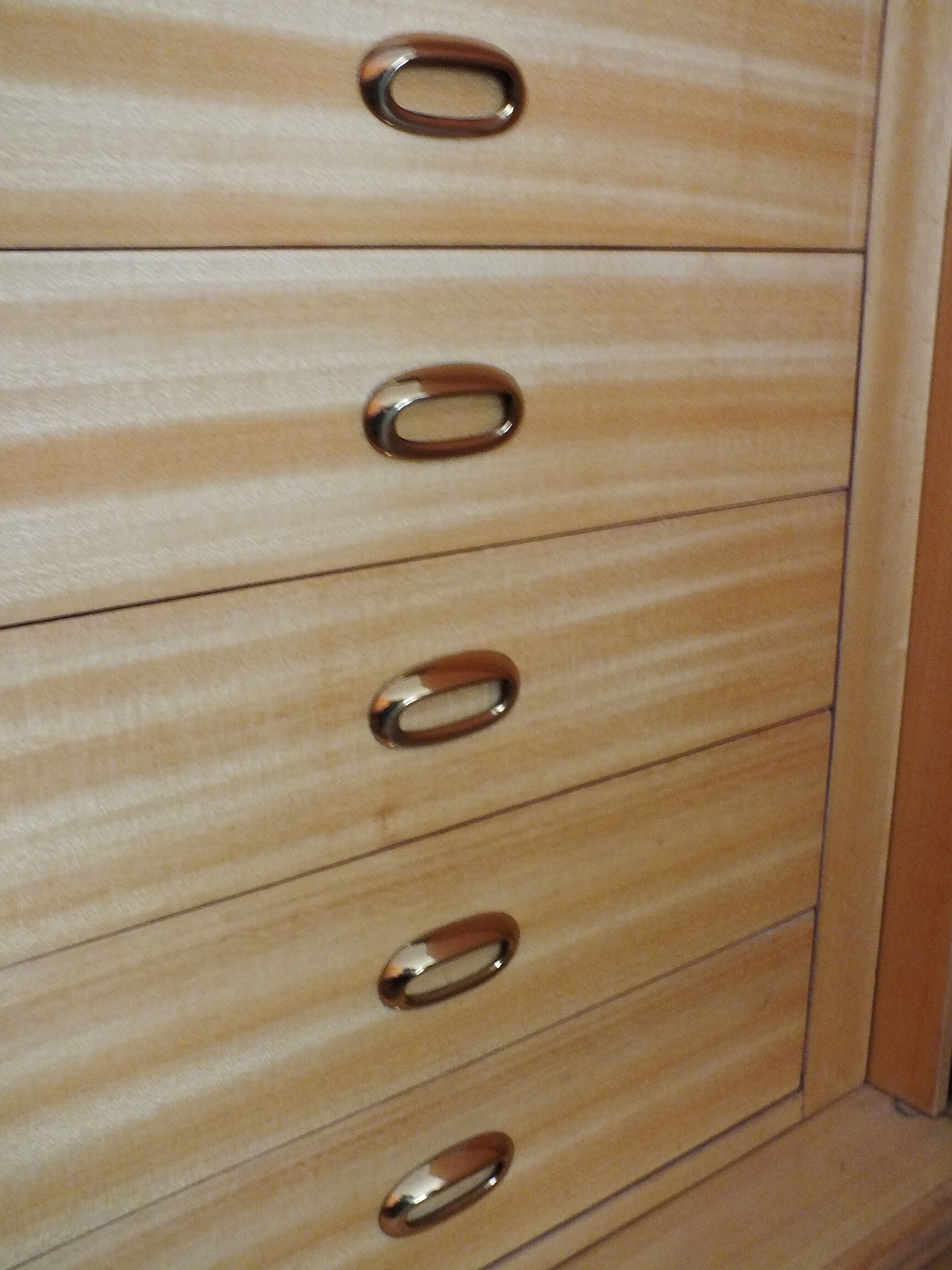 Vintage wardrobe maple feather, 50s