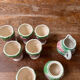 Mazagran coffee service in earthenware