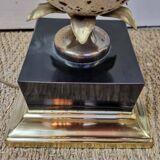 travertine ostrich egg lamp Delmas, 1960